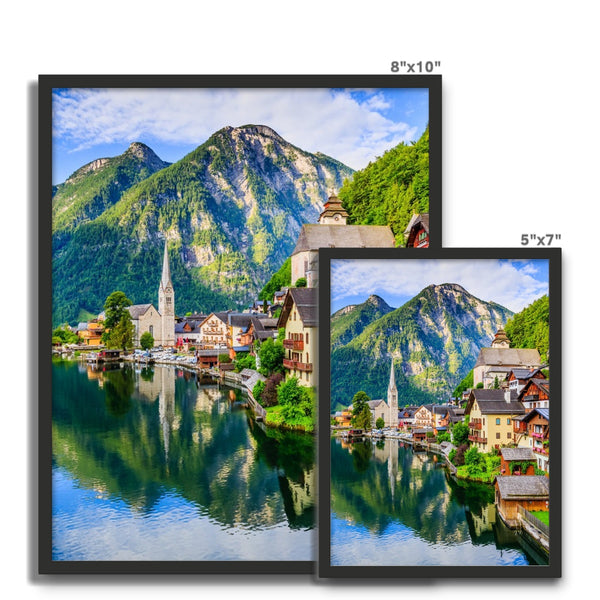 Austria Hallstatt Framed Photo Tile