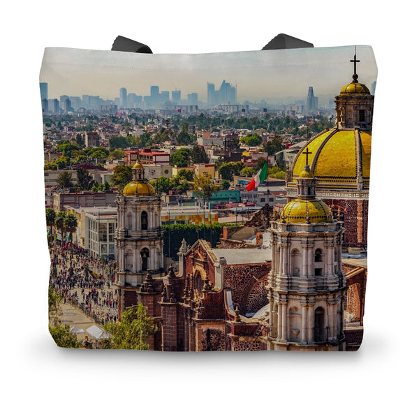 Mexico Basilica of our Lady of Guadalupe Canvas Tote Bag