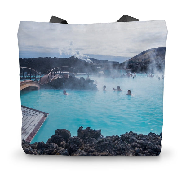 Iceland Blue Lagoon Canvas Tote Bag