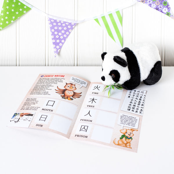 China Country Pack with Cuddly Panda Toy