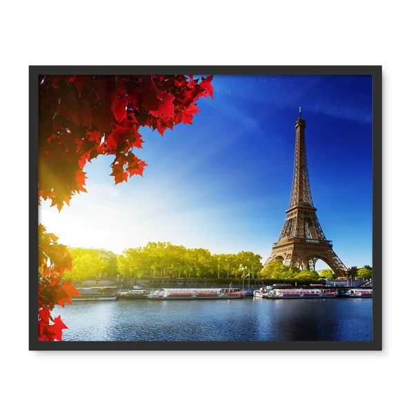 Eiffel Tower Paris Framed Photo Tile