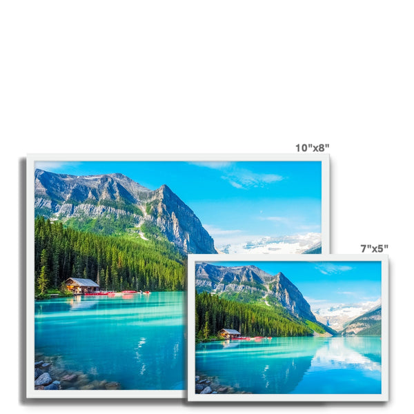 Canada Lake Louise Framed Photo Tile